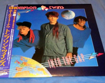 Thompson Twins JAPAN Into the Gap Lp NM/NM obi 25rs-216 vinyl 1980s 1984