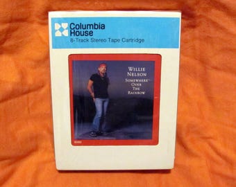 SEALED Willie Nelson 8 Track Somewhere  over the Rainbow eight track tape 1980s