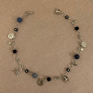 Coraline Movie inspired Charm Necklace