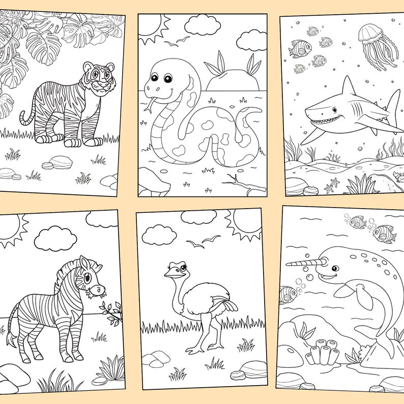 Captivating Animal Colouring Sheets Printable Moment in 4K Captivating Animal Colouring Sheets Printable Moment in 4K