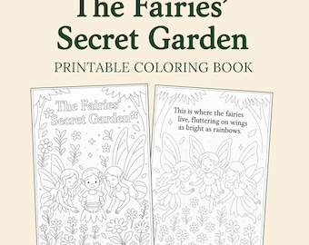 Fairy Tale Coloring Storybook | Kids' Printable Activity (PDF Download)