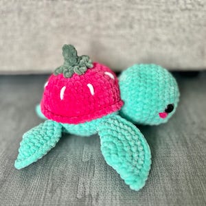 Tartaruga marina all'uncinetto, amigurumi, peluche