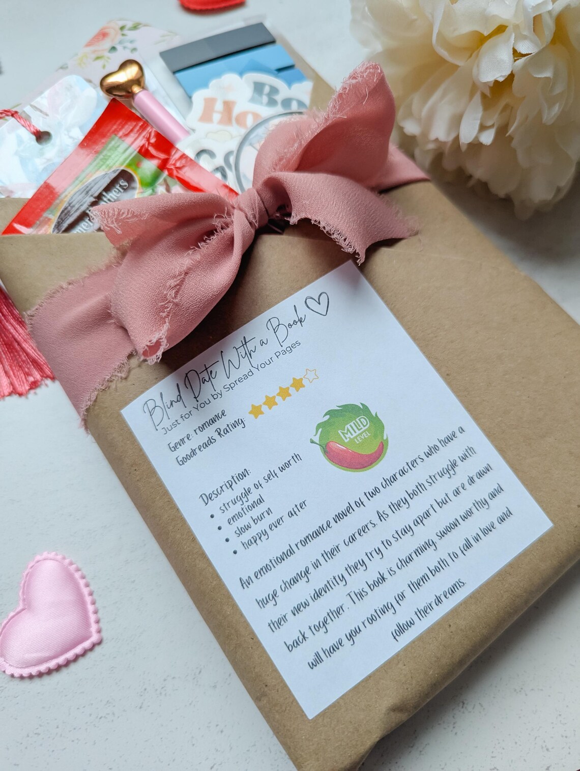 Romance Blind Date With a Book, Bookish Gifts, Book Lovers Gifts ...