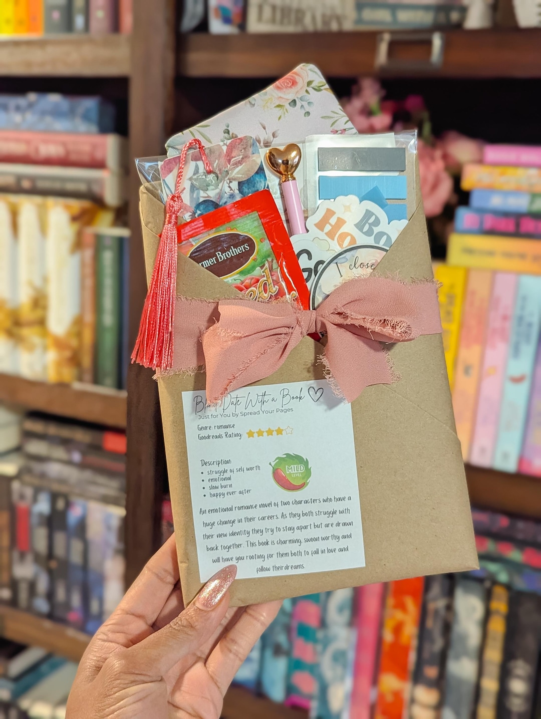 Romance Blind Date With a Book, Bookish Gifts, Book Lovers Gifts ...