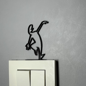 La Linea Figure &quot;Dancing&quot; Wall Art Wall Decor / Stick Figures / Wall 3D Figures / Different Colors / Up to 20 cm / Gift / Wall Decor Gift