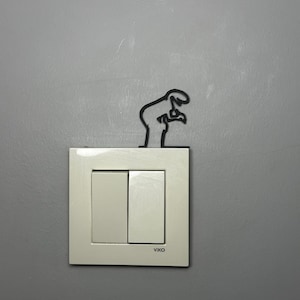 La Linea Figure &quot;Writing&quot; Wall Art Wall Decor / Stick Figures / Wall 3D Figures / Different Colors / Up to 20 cm / Gift / Wall Decor Gift