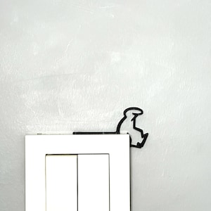 La Linea Figure &quot;Sitting&quot; Wall Art Wall Decor / Stick Figures / Wall 3D Figures / Different Colors / Up to 20 cm / Gifts / Wall Decor Gifts