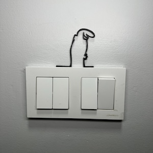 La Linea Figure &quot;Sneaky&quot; Wall Art Wall Decor / Stick Figures / Wall 3D Figures / Different Colors / Up to 20 cm / Gift / Wall Decor Gift