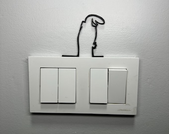 La Linea "Sneaky" 3D Wall Art, Playful Home Decor