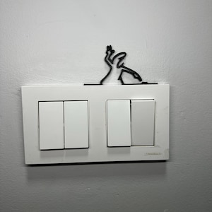 La Linea Figure &quot;Angry&quot; Wall Art Wall Decor / Stick Figures / Wall 3D Figures / Different Colors / Up to 20 cm / Gift / Wall Decor Gift
