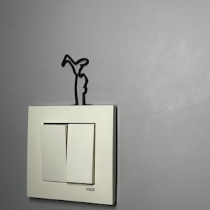 La Linea Figure &quot;Pointing&quot; Wall Art Wall Decor / Stick Figures / Wall 3D Figures / Different Colors / Up to 20 cm / Gift / Wall Decor Gift