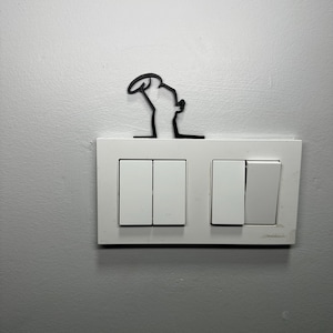 La Linea Figure &quot;Smiley&quot; Wall Art Wall Decor / Stick Figures / Wall 3D Figures / Different Colors / Up to 20 cm / Gift / Wall Decor Gift