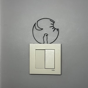 La Linea Figure &quot;Sun and Moon&quot; Wall Art Wall Decor / Stick Figure / Wall 3D Figure / Different Colors / Up to 20 cm / Gift / Wall Decor Gift