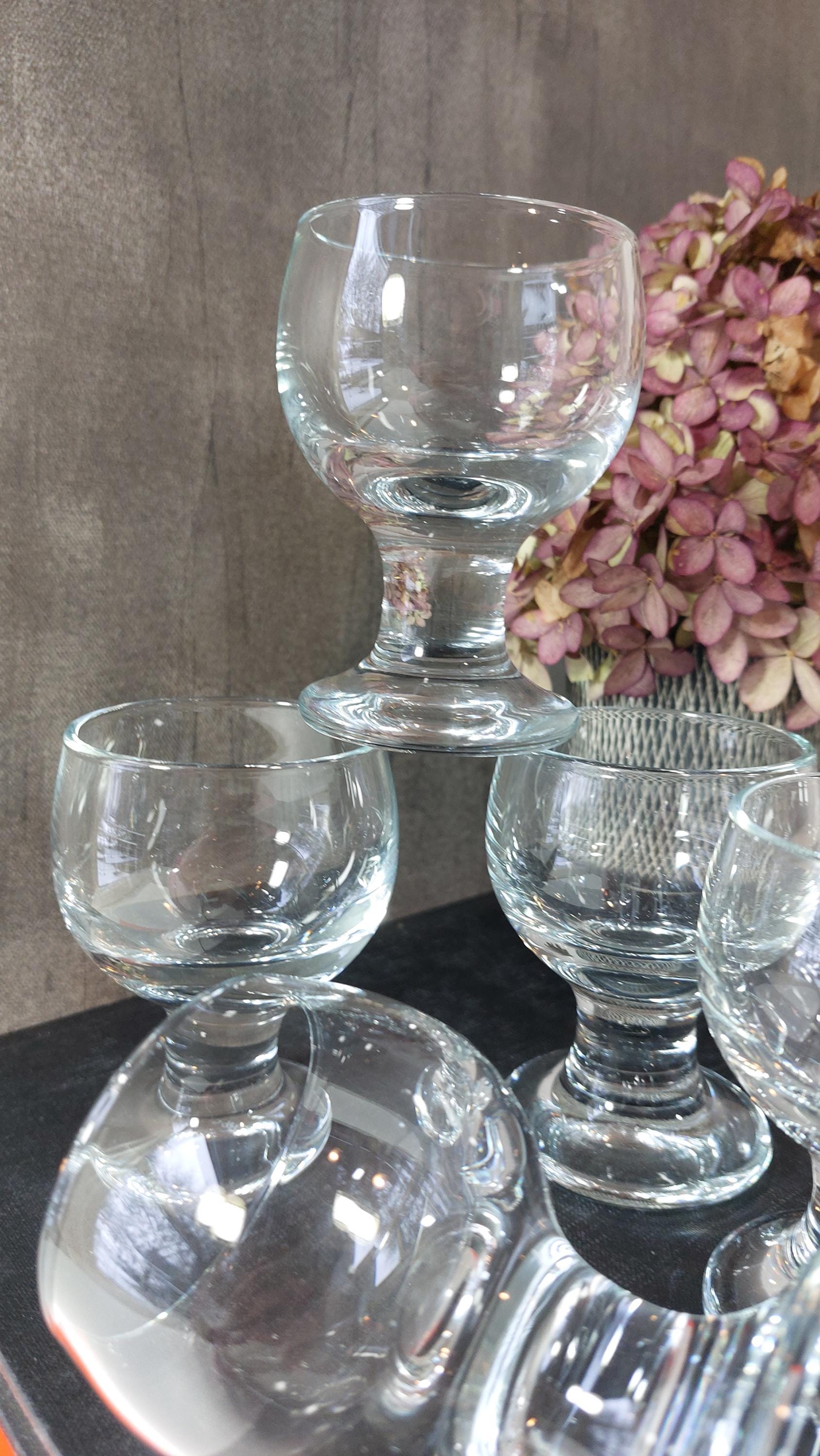 Holmegaard | Set of 6 Portwine Glasses | Kroglas | per Lutken