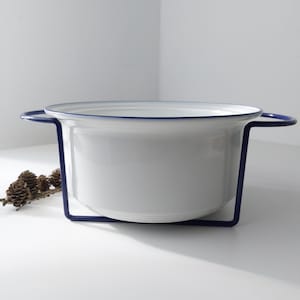 北欧ビンテージ エスラウ社 ESRAU ホワイト オーブン皿 ハンドル付 箱付