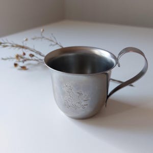 Vintage Danish | Child Mug | Stainless Steel | 1960s | Made in Denmark |