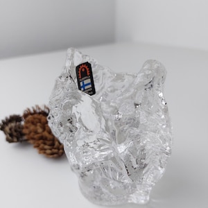Vintage Humppila | Finland | Votive Candle Holder | Tealight Holder | Ice | Design Pertti Santalahti | Heavy Finnish Quality | Jäävuori |