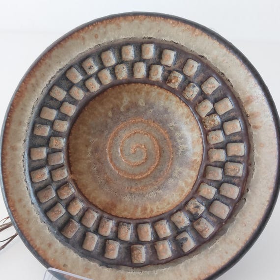 ◆ SOHOLM stentoj  Denmark joseph simon ◆ Very rare stoneware table lamp handmade by Joseph Simon for