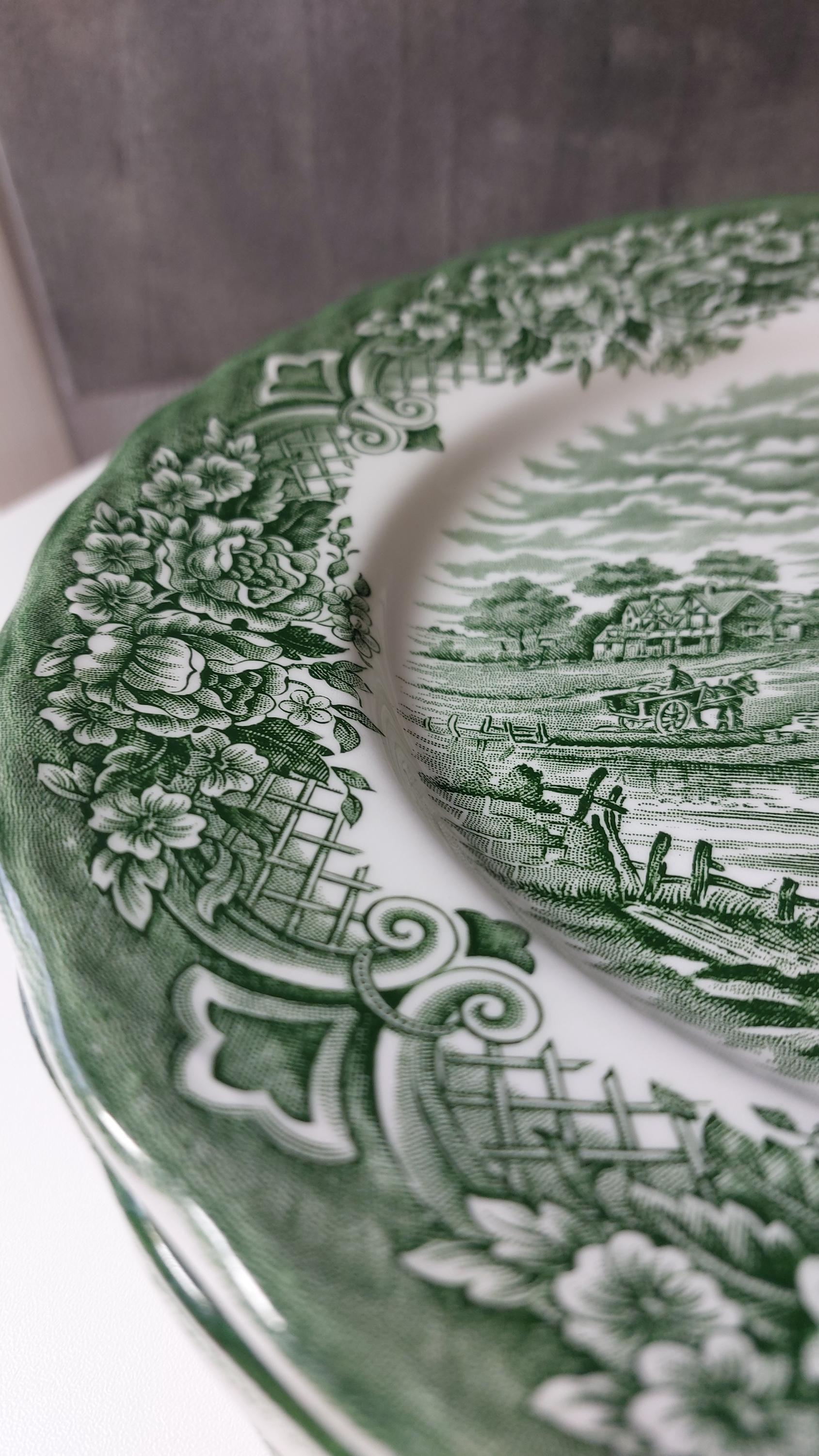 Vintage Grindley | Homeland | Large Dinner Plate | Set of 6