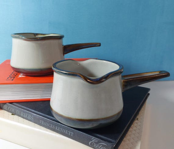 Vintage Bing & Grondahl TEMA Sauciere Set of 2 : Danish Modern Stoneware, Quistgaard