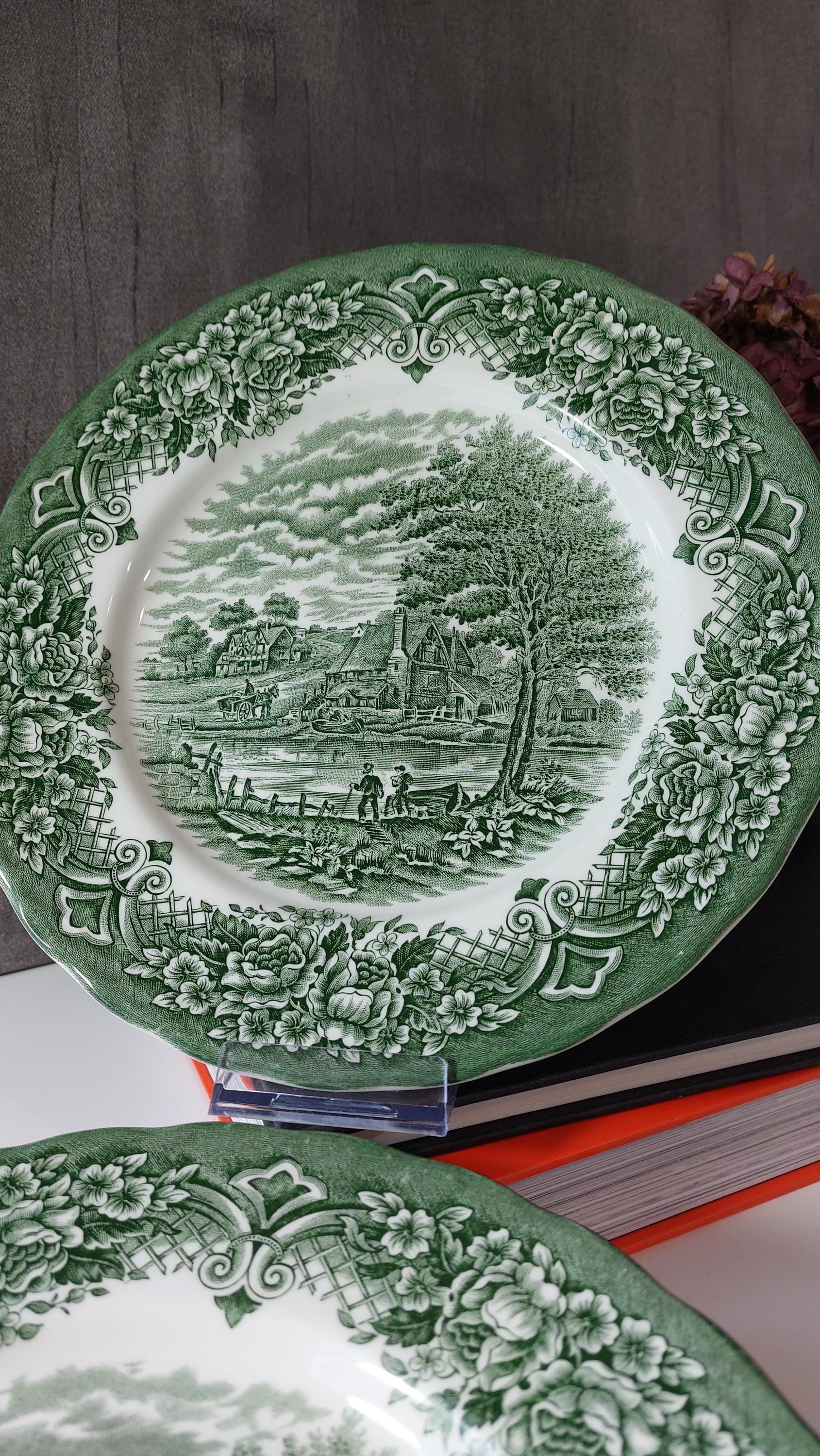 GRINDLEY アンティークプレートセット Vintage Grindley | Homeland | Large Dinner Plate | Set of 6