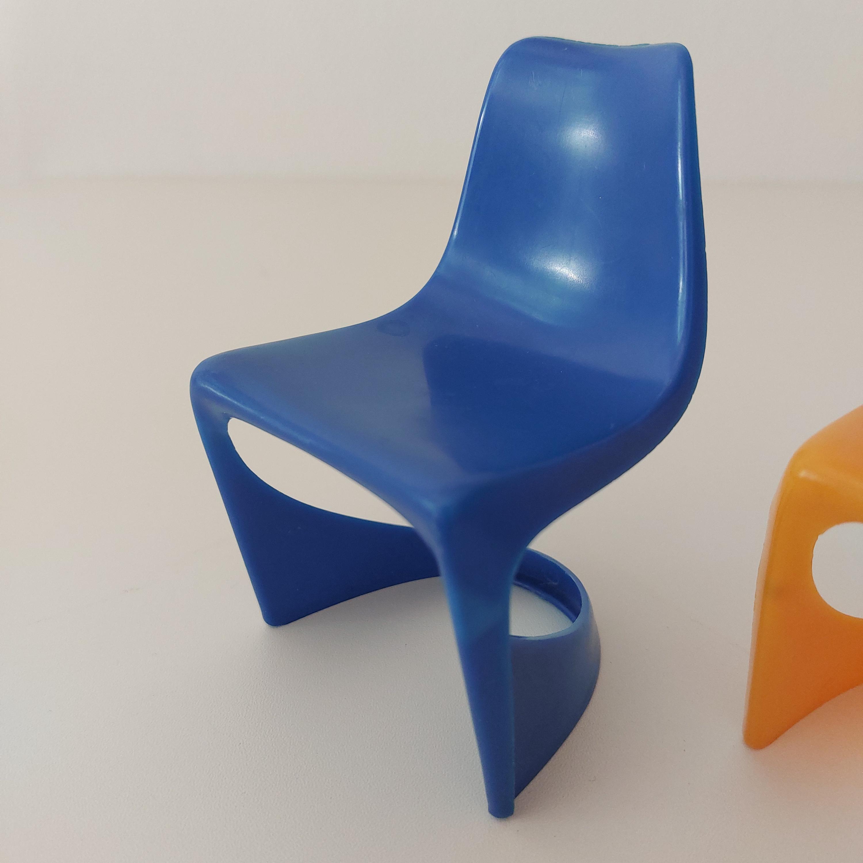 Vintage Steen Ostergaard Cado Miniature Chairs: Danish Dollhouse