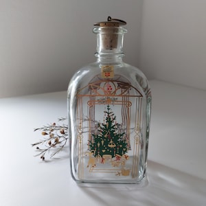Vintage Holmegaard | Christmas Bottle | Juleflaske | 1991 | Design Jette Frölich and Michael Bang | Adult Advent Calender | Liquor Countdown