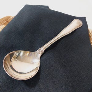 Vintage Carl Cohr Silver Plated Serving Spoon - Danish MCM Flatware