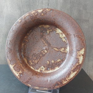 Vintage Danish | Brutalist Stoneware Bowl | Søren Visby | Ring Dish | 1970s | Studio Ceramic | Danish Pottery |