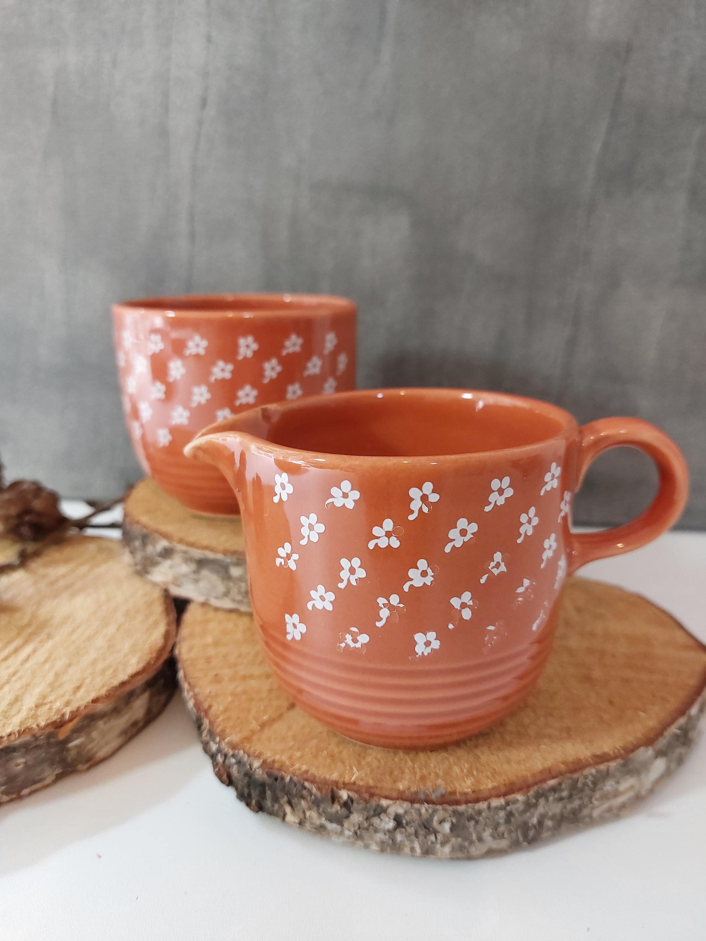 ヴィンテージ ソーダール デイジー クリーマー＆シュガーボウルセット