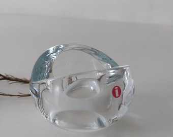 ヴィンテージ イッタラ バロ キャンドルホルダー 2個セット クリア