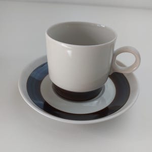 Rorstrand sueco vintage / Forma / Años 70 / Dúo de té y café / Estilo escandinavo moderno / Olle Alberius