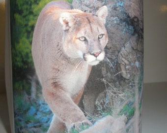 11 OZ.  Mountain Lion ceramic coffee mug