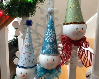 Snowman Ornaments, Christmas Ornament, Decorations, Old Fashioned Holidays