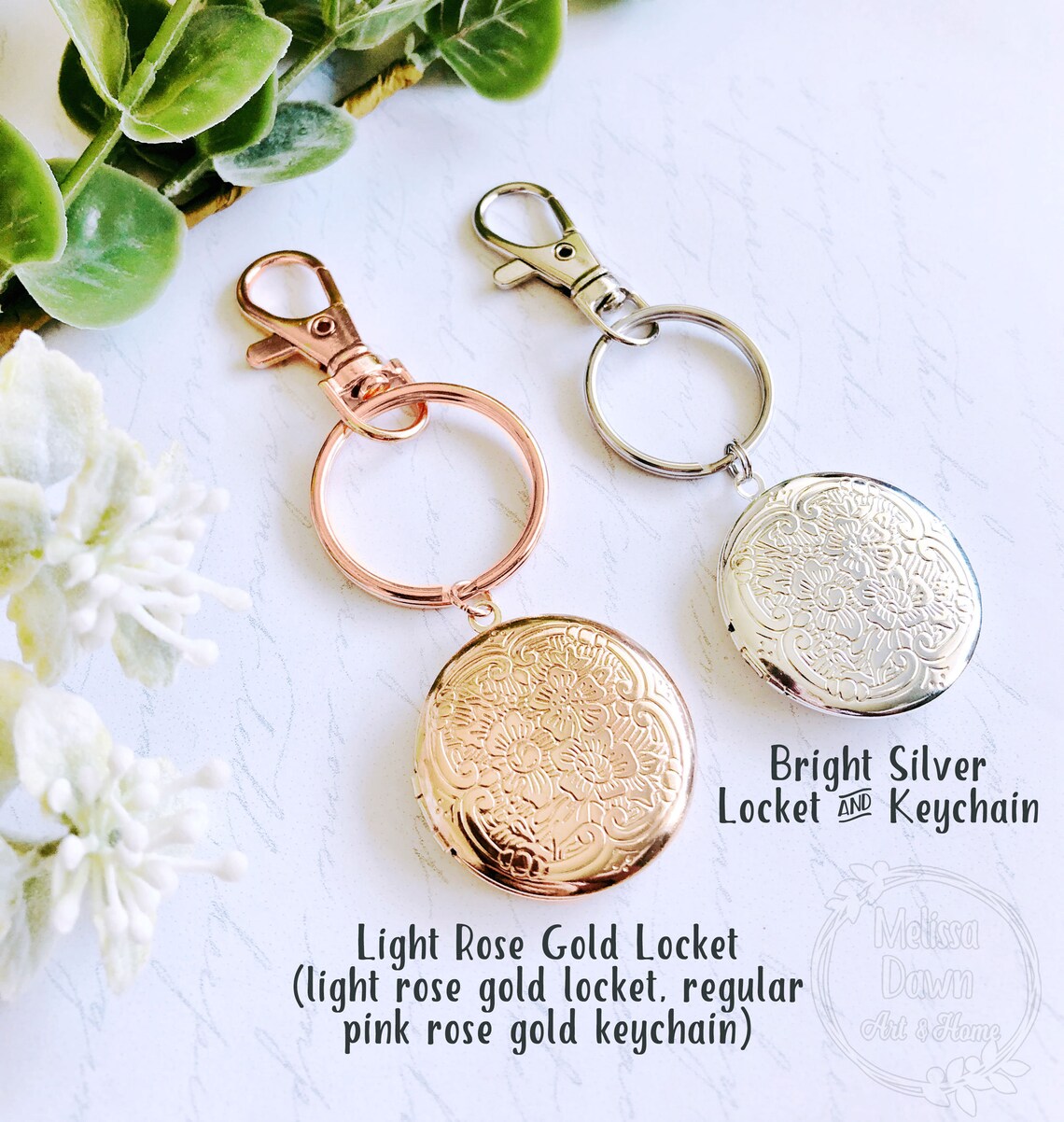 Keychain Locket / Locket Keychain / Women's Locket / Etsy