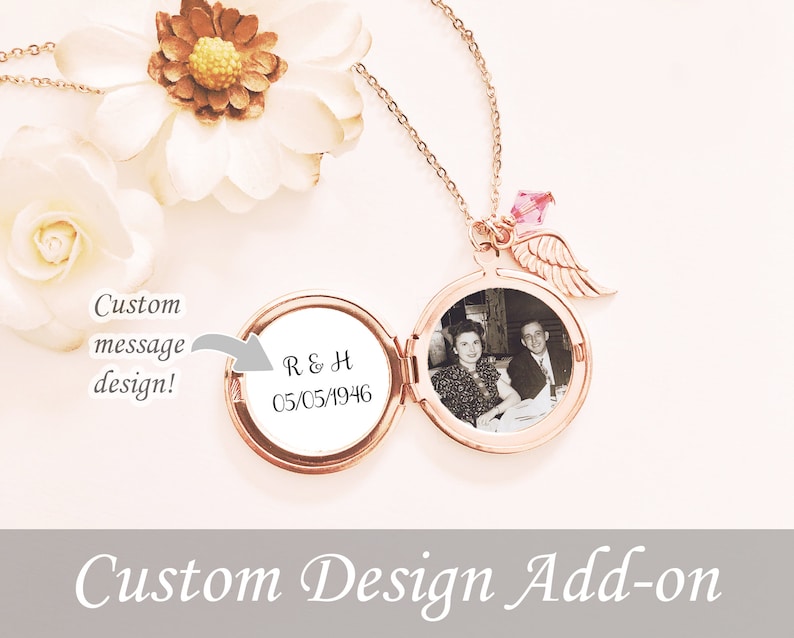 Custom Design Add-on for Inside a Locket image 1