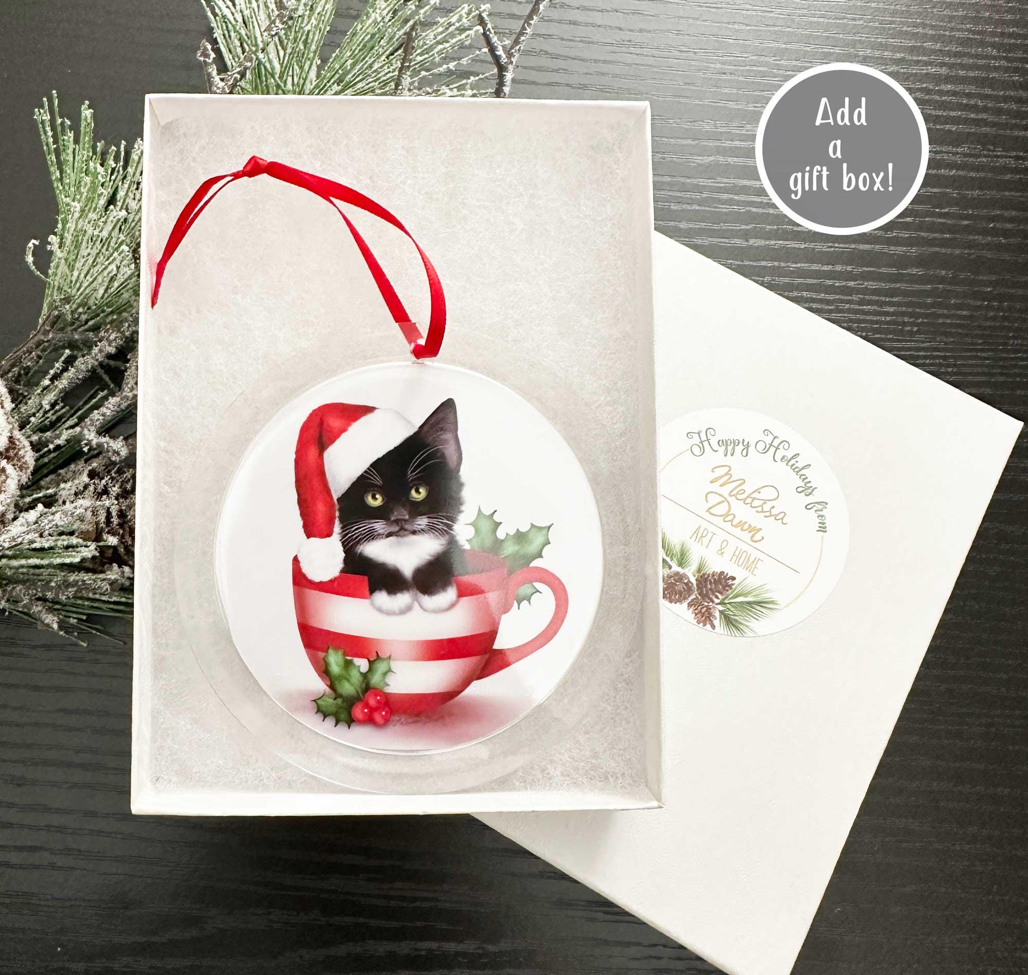 Tuxedo Cat Ornament Cat Lover Gift / Cat Ornament / Tuxedo Christmas ...