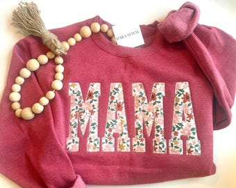 Mama Embroidered Sweatshirt