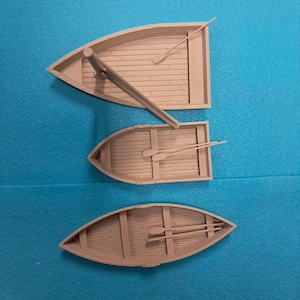 Row boats, Small boats, Sail Boat, Canoes, Dungeons and Dragons, DnD, Mini, 28mm scale