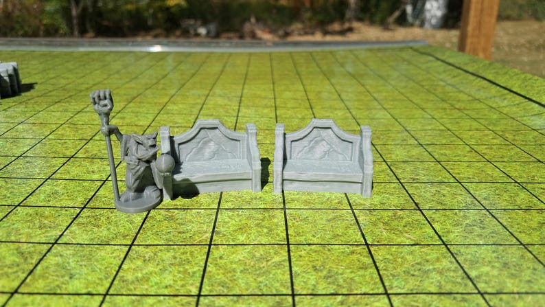 Wizard Bench Modular Graveyard Walls and Gates for D&D | Gothic Tabletop Terrain ...