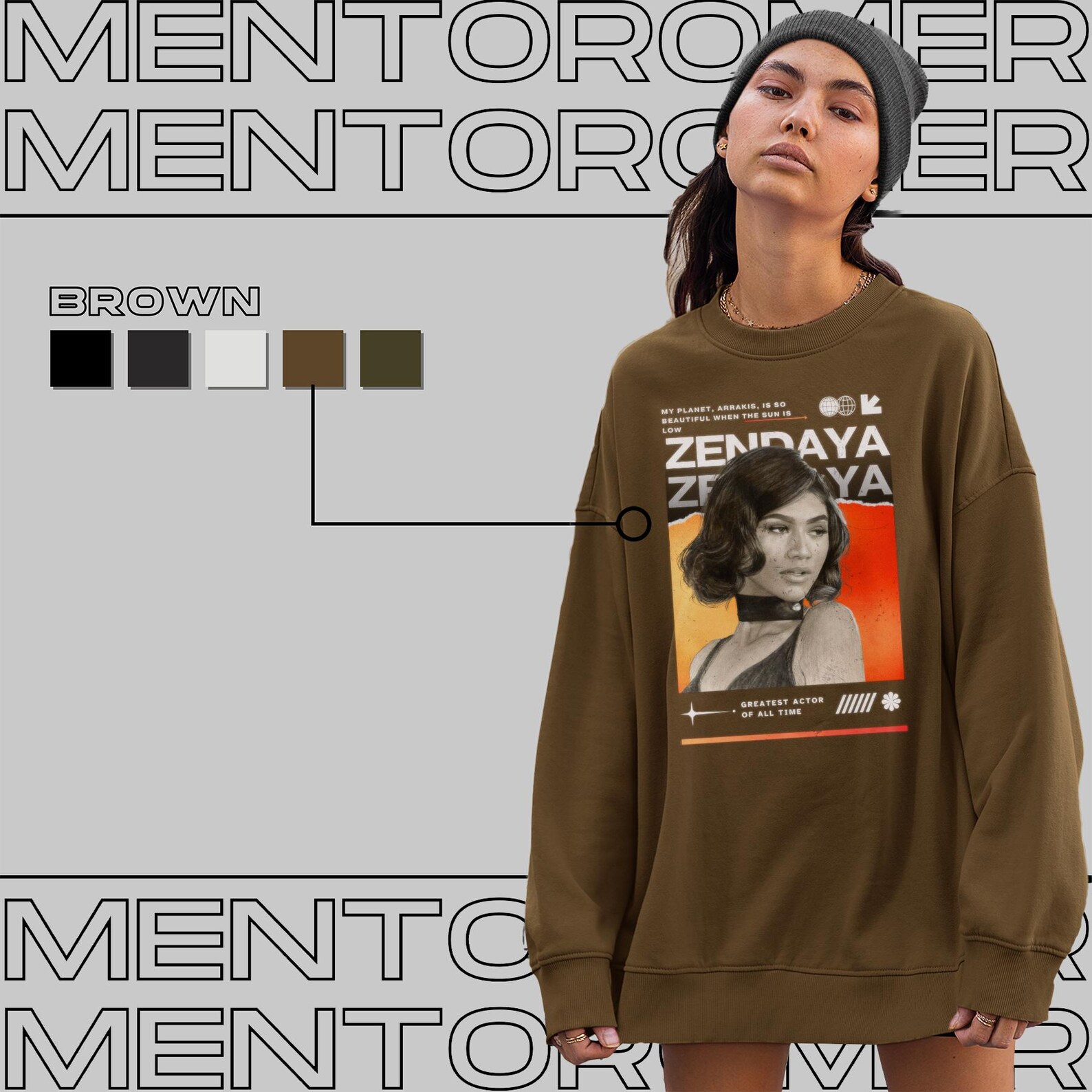 Dusk - Inspired By Zendaya - Sustainably Made Unisex Sweatshirt