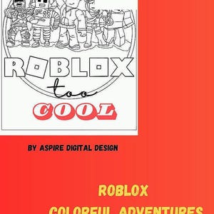 Ultimate Roblox Characters Coloring Book: 40 Pages of Epic Fun for Kids