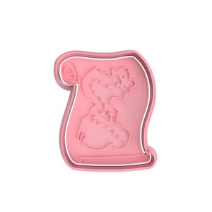 Cortadores de biscoitos de mapa pirata Cortadores de carimbo de fondant Moldes para bolos Cortadores de decoração de biscoitos Ferramentas