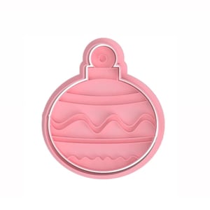 Christmas tree ball Cookie Stamp Cutter