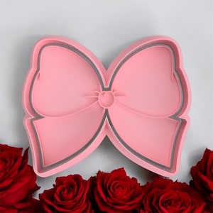 Bow cookie stamp and cutter