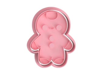 Christmas gingerbread man Cookie Stamp Cutter