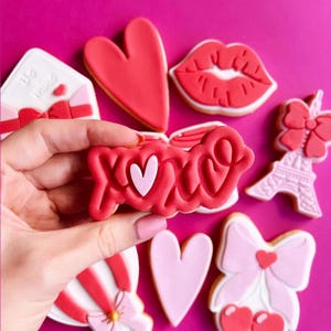 Xoxo Kiss Hug Cookie Cutters Fondant Cutters Mould Cake Cookie Decorating Cutters Tools
