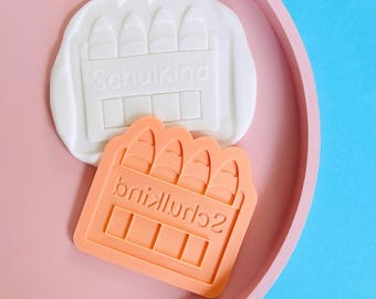 Schulkind pencils Cookie debosser Cutters