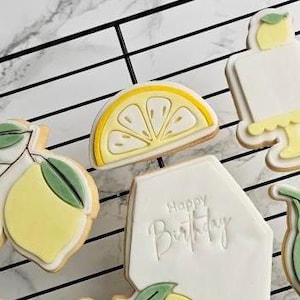 Lemon slice Cookie Cutters Stamp for Cake Cookie Decorating Tools