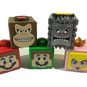 Switch Spiele Box mit magnetischem Deckel - Mario Charaktere